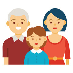 A family gathering with grandparents, filled with warmth, love, and wisdom. Children and parents share moments of joy, creating lasting memories across generations.