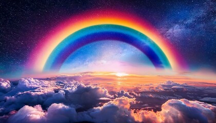 rainbow in the sky