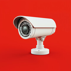 A modern surveillance device showcases advanced technology in vibrant colors
