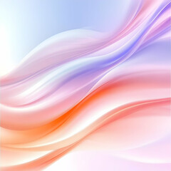 Naklejka premium Abstract Pastel Wave Background Illustration