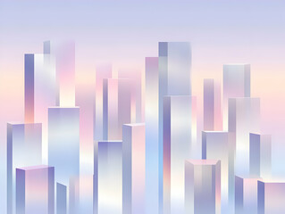 Fototapeta premium Abstract Cityscape Illustration