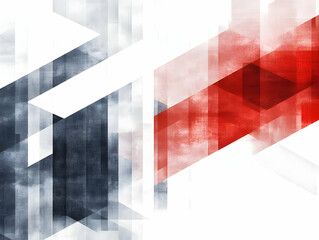 Fototapeta premium Abstract Geometric Background Red Blue