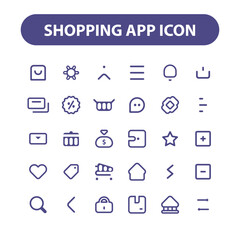 cool shopping app icon design
