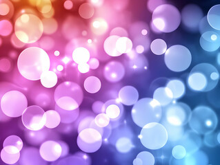 Abstract Background Purple Blue Bokeh