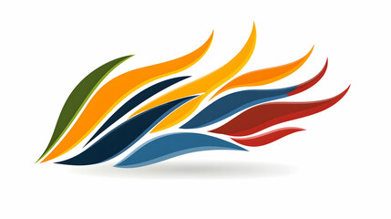 Obraz premium Abstract Colorful Wave Illustration