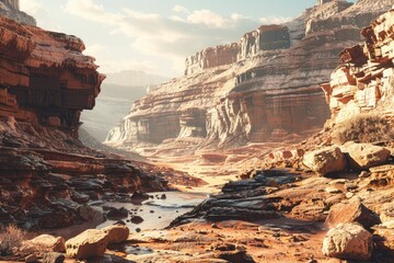 High Definition Image of Canyonlands National Park Sculpted by Water and Nature