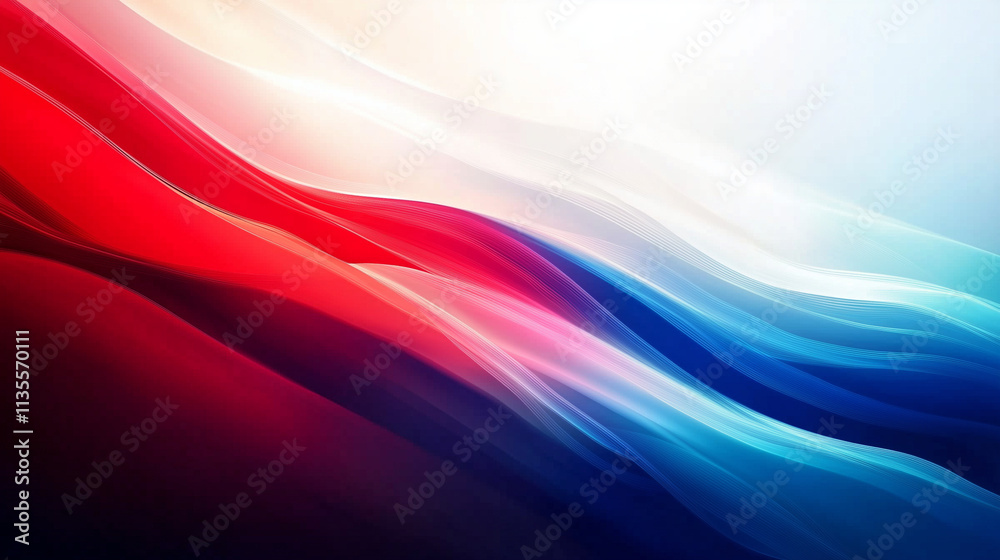 Poster dynamic abstract gradient background with vibrant colors and geometric shapes, perfect for modern pr