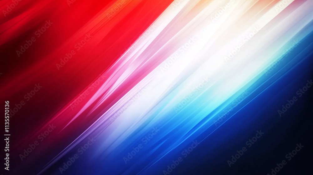 Aufkleber Dynamic abstract gradient background with vibrant colors and geometric shapes, perfect for modern presentations, websites, and banners. High-resolution vector illustration featuring bold stripes and i