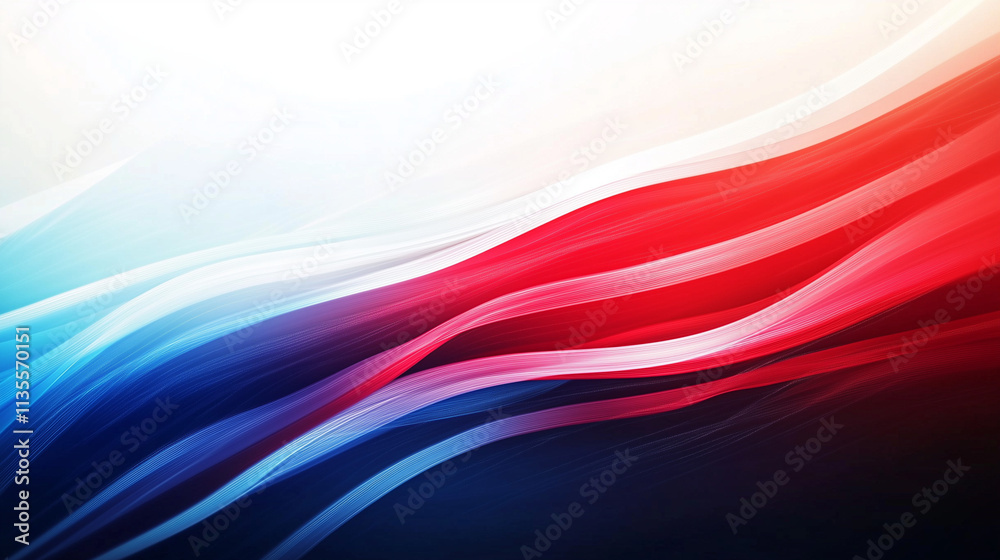 Aufkleber Dynamic abstract gradient background with vibrant colors and geometric shapes, perfect for modern presentations, websites, and banners. High-resolution vector illustration featuring bold stripes and i