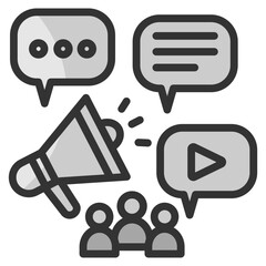 Publicity  Icon Element For Design