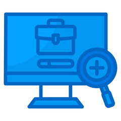 Job Search  Icon Element For Design