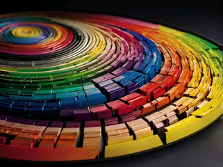 Obraz premium Abstract mix colour background