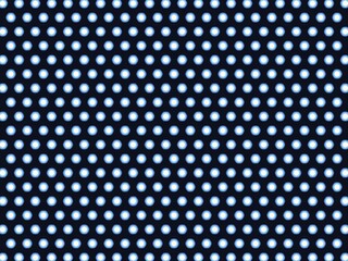 A simple and elegant polka dot pattern with a subtle gradient effect on a dark background.