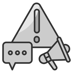 Crisis Communication  Icon Element For Design