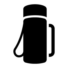thermos glyph icon