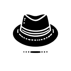 Classic Fedora Hat Icon 