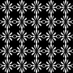 seamless pattern of decorative elements.
