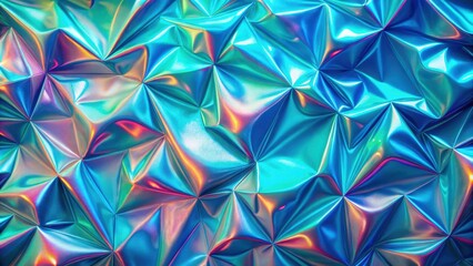 Vibrant abstract teal holographic texture , vibrant, abstract, texture, holographic, surfaces, bright, shades, teal