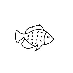 fish line icon