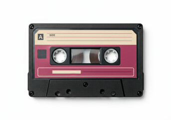 Vintage audio cassette tape with a classic design and nostalgic appeal