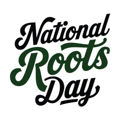 Fototapeta premium National Roots Day Vector Illustration Design.
