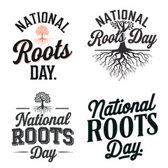 National Roots Day Bundles Vector Illustration Design.