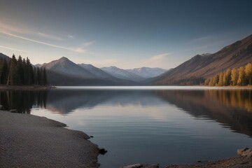 Fototapeta premium lake in the mountains