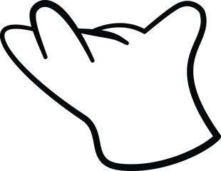 line art illustration little baby hands 