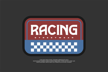 tshirt streetwear modern fashion urban clothing design vector template, suitable for printing