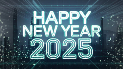Happy New Year 2025 Celebration Backgrounds with Fireworks, Festive Decorations, and Elegant Designs