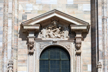 High relief Duomo. Milan