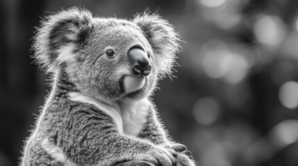 Fototapeta premium a koala bear sitting