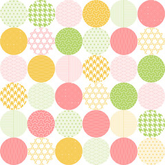 和柄のシームレスパターン