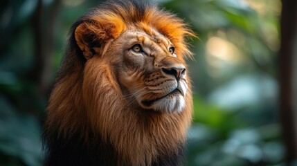 a lion standing on a white background