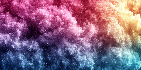 Fototapeta premium Colorful Abstract Cloud Formation Background