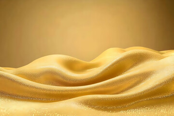 Obraz premium Golden Fabric Abstract Background Illustration