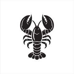 crayfish vector illustration