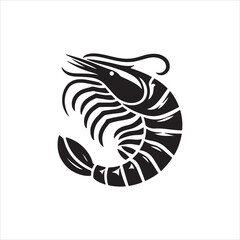 Naklejka premium black and white fish