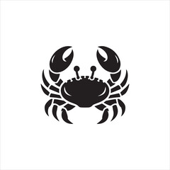 blue crab on white