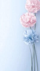Pastel Flower Illustration Background