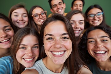 Happy Multi-Ethnic Group of Young Adults Smiling Together Perfect for Diversity and Inclusion Initiatives