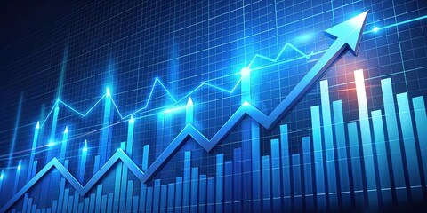 Aerial Stock Market Growth - Financial Banner