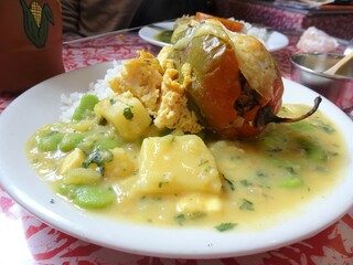[Peru] Peruvian specialty gourmet "rocoto relleno" (Cusco)
