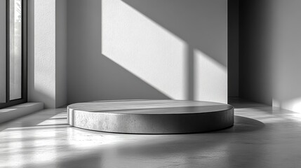  Modern Black Stone Display - Perfect for Product Mockups & Minimalism