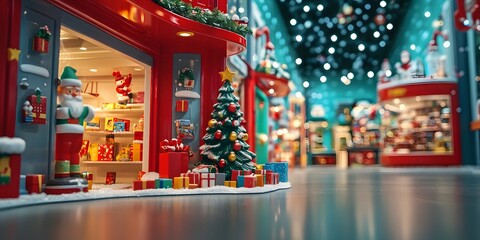 Christmas toy store 