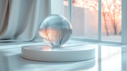 Modern Abstract Sphere - Minimalist, Elegant, Perfect for Design and Decor