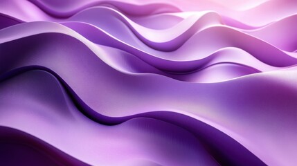 Obraz premium abstract 3d render purple background design wavy surfac