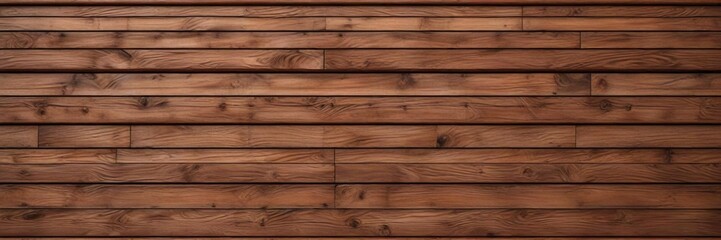 Naklejka premium Classic wooden wall pattern with brown wood color tone, aged wood look, classical wood design, vintage wood style