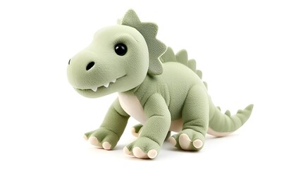toy dinosaur isolated on white