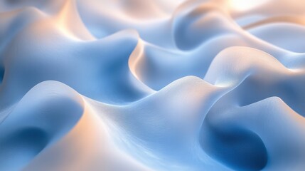 Obraz premium abstract animation 3d render of a soft and light background seamless looped vide